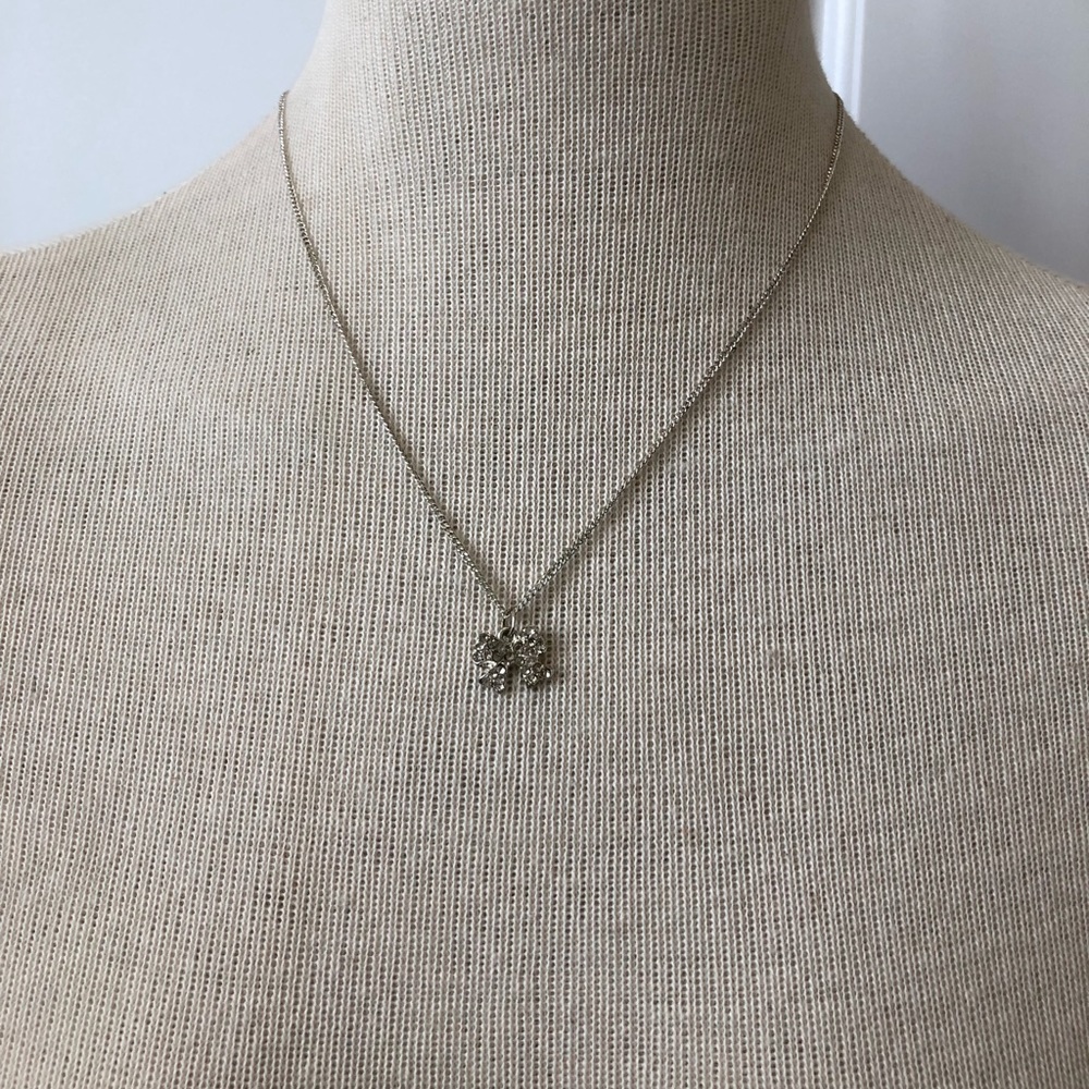Forever 21 Diamond Bow Necklace